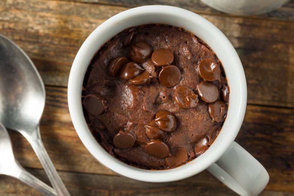 Homemade Chocolate Microwave Mug Brownie